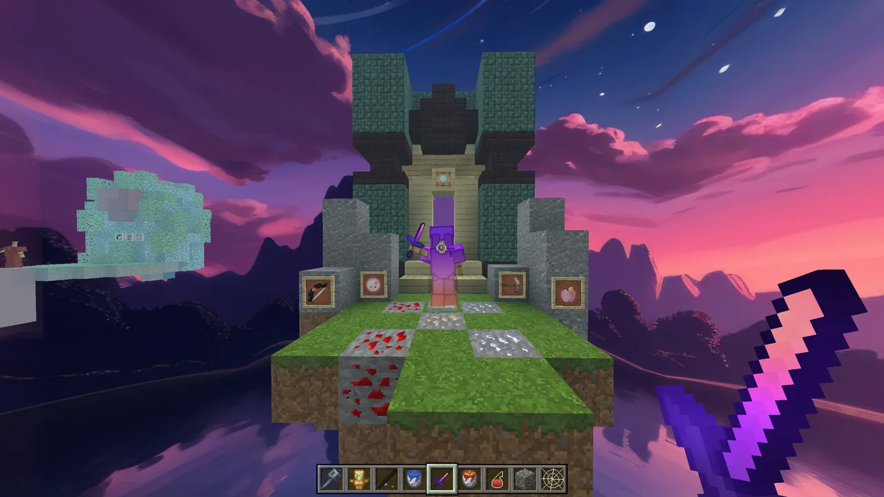 purblelmao Minecraft texture pack preview