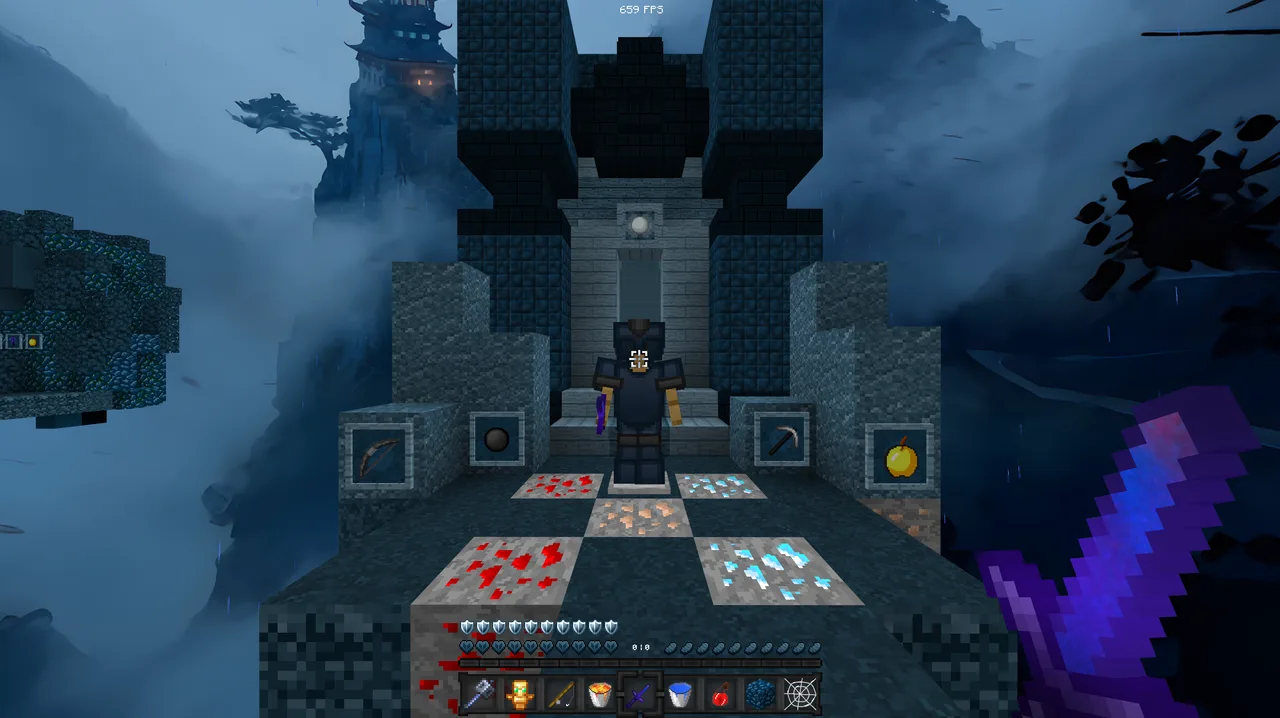 blue pack Minecraft texture pack preview