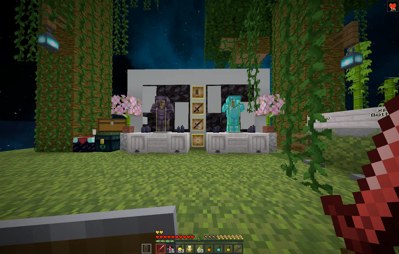 TRYHARD red Minecraft texture pack preview