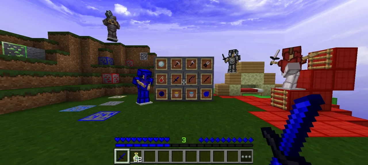 Divine_Blue 32x Minecraft texture pack banner