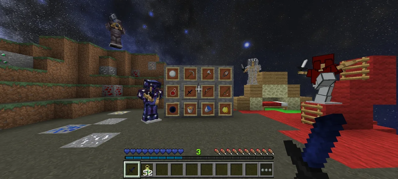 Vertigo blue Minecraft texture pack preview