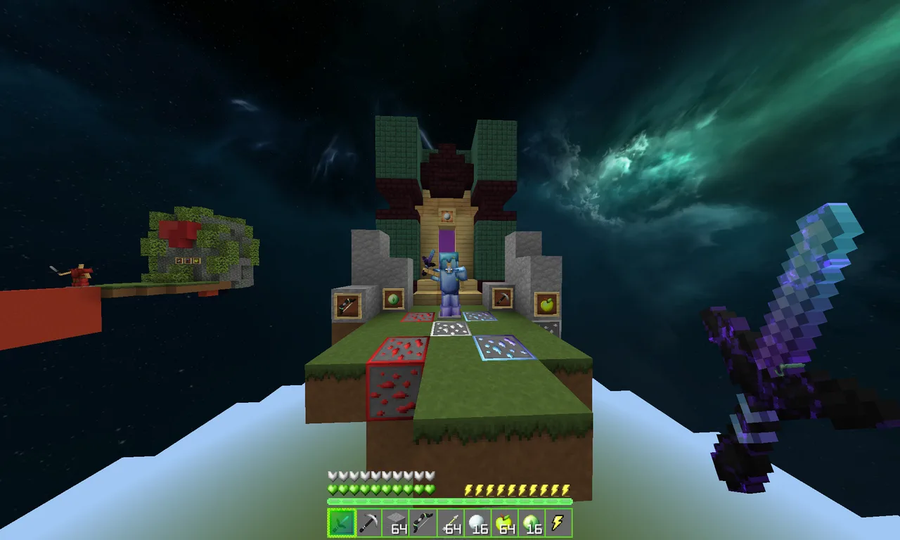 Lightning god Minecraft texture pack preview