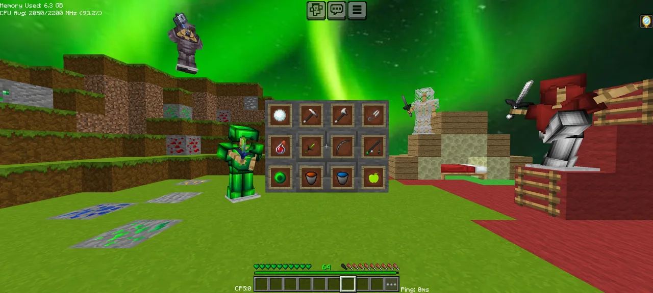 Lime edge Minecraft texture pack preview